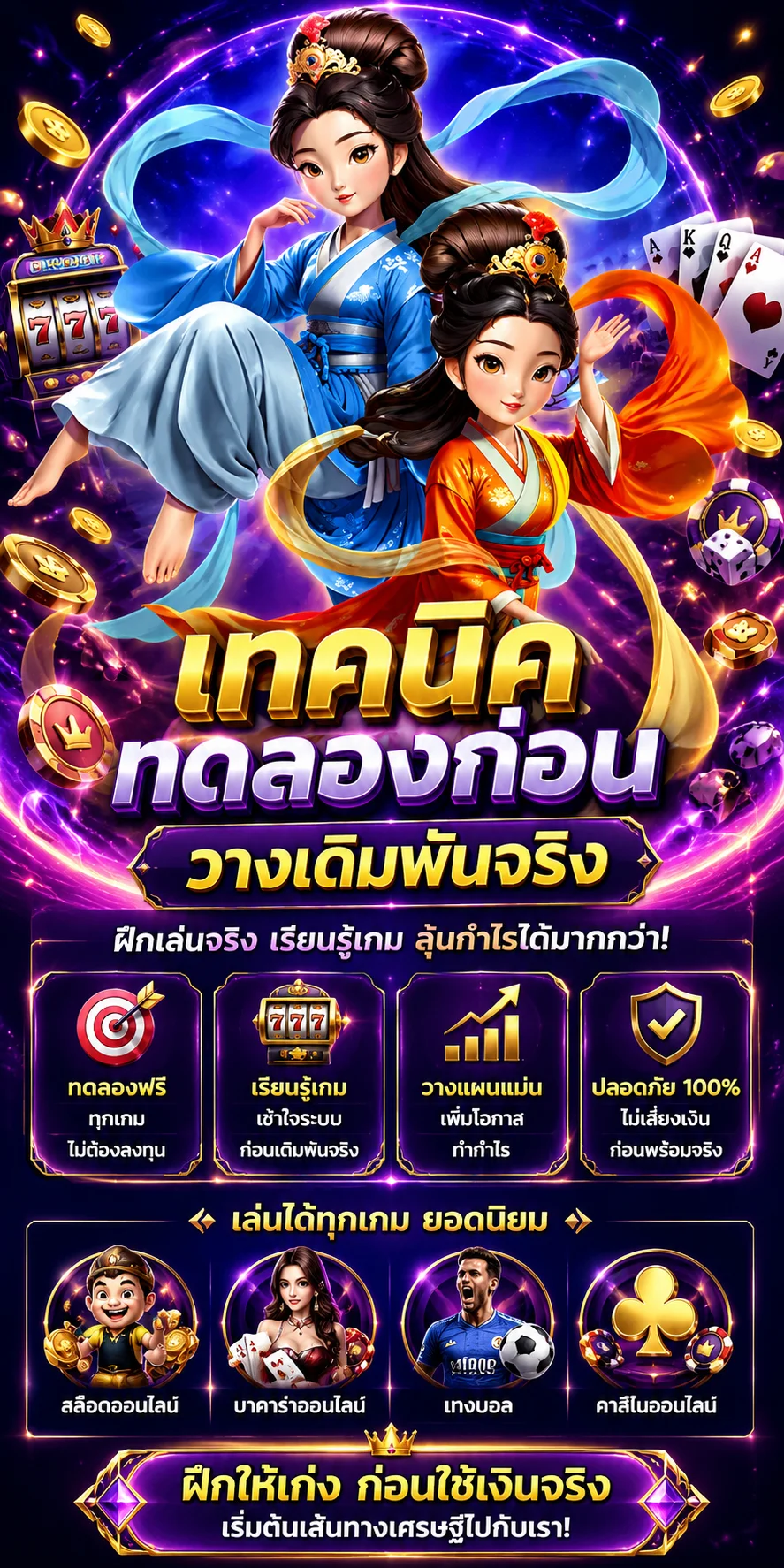 เทคนิคทดลองเล่นสล็อตก่อนเดิมพันจริง SRETTHI99
